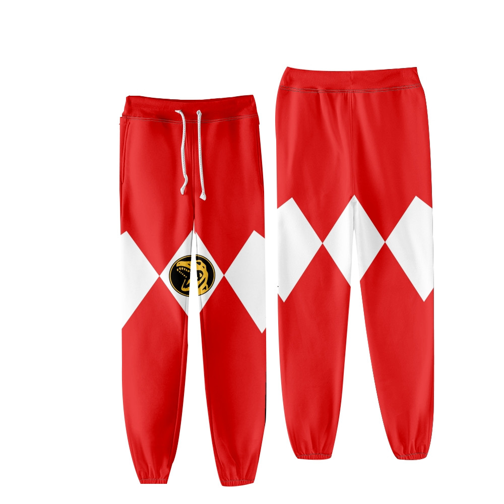 Women Shoes Joggers - Spodnie dresowe 3D Mighty Morphin męskie/damskie,
