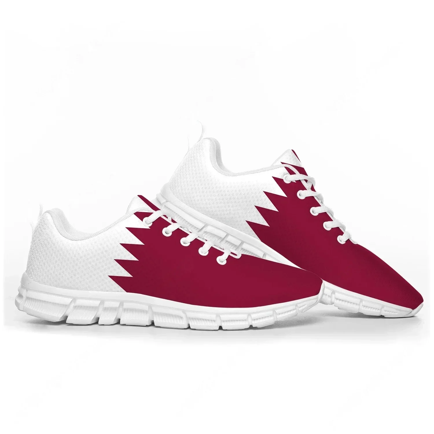 Women Shoes Qatar - Buty sportowe z flagą Kataru męskie