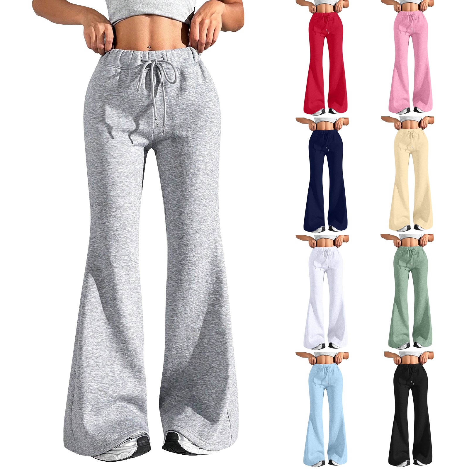 Solid Flare Elegant Pant Cargo – Women Shoes Joggers recenzja i cena