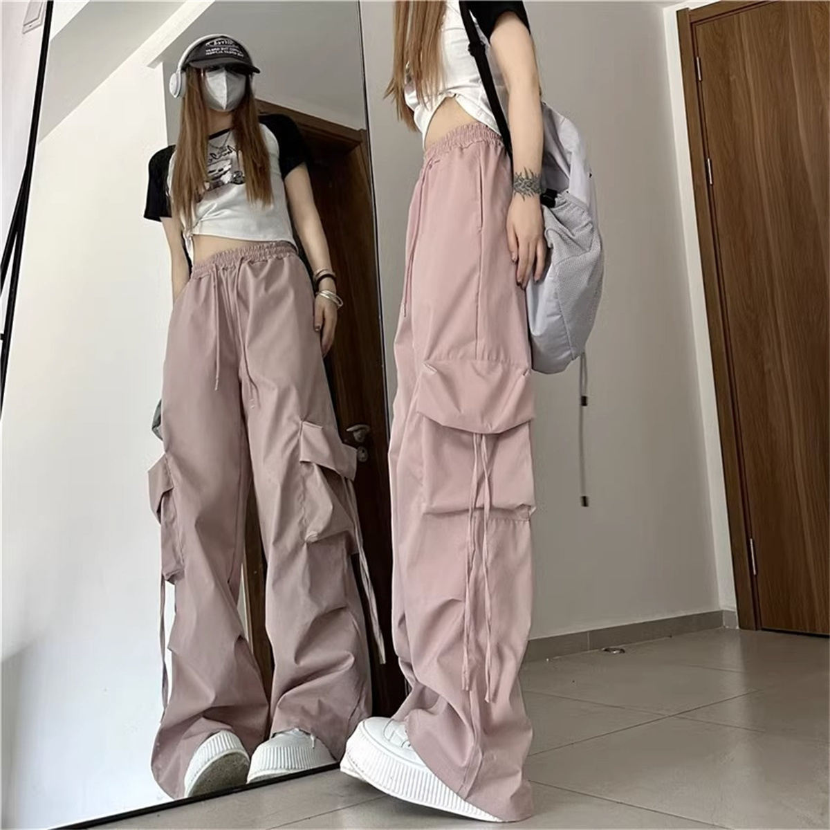 Damskie spodnie cargo plus siz – Women Shoes Joggers recenzja i cena