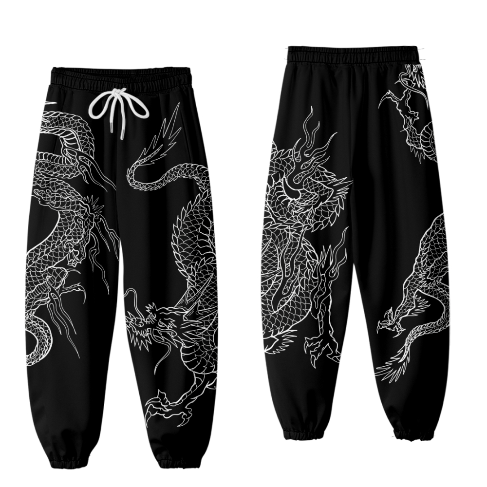 Spodnie dresowe 3D Anime Drago – Women Shoes Joggers recenzja i cena