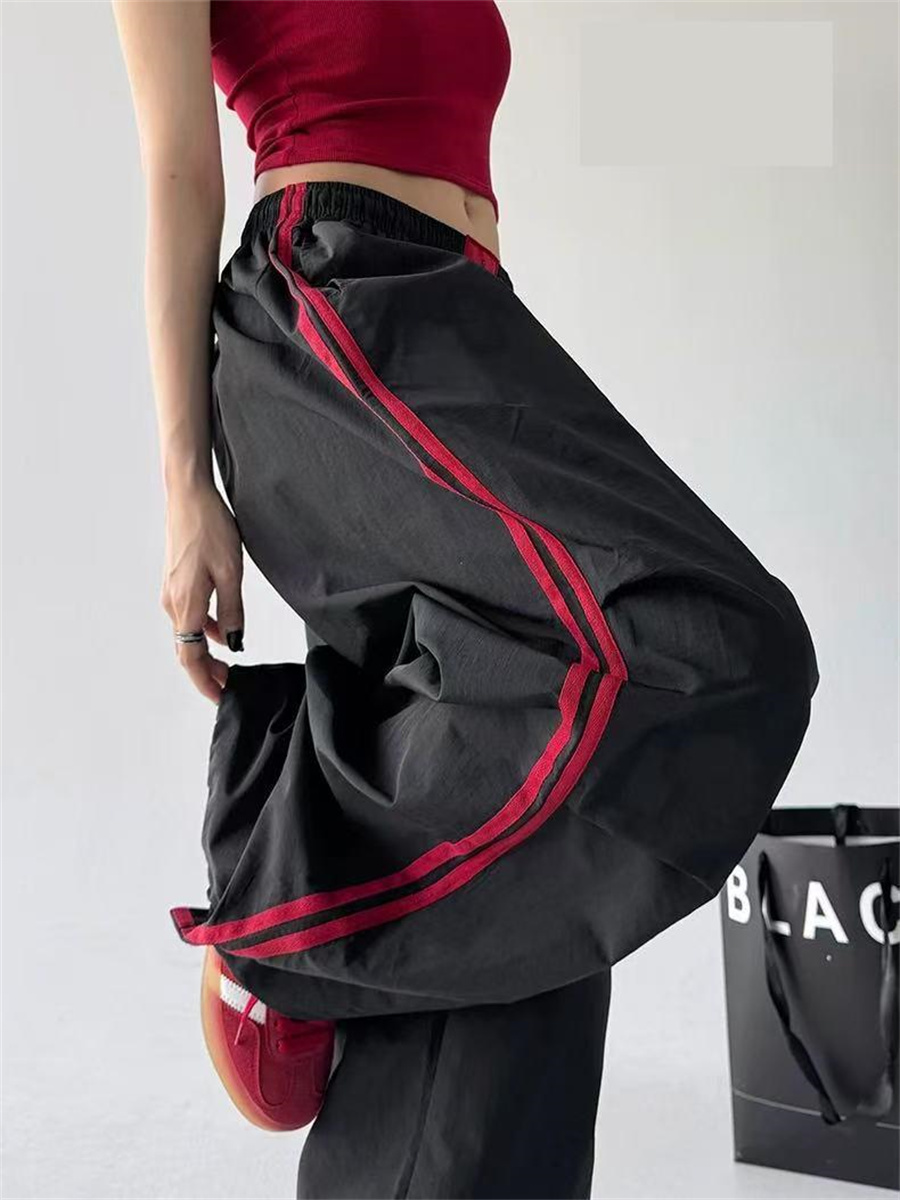 Damskie spodnie cargo, luźne j – Women Shoes Joggers recenzja i cena