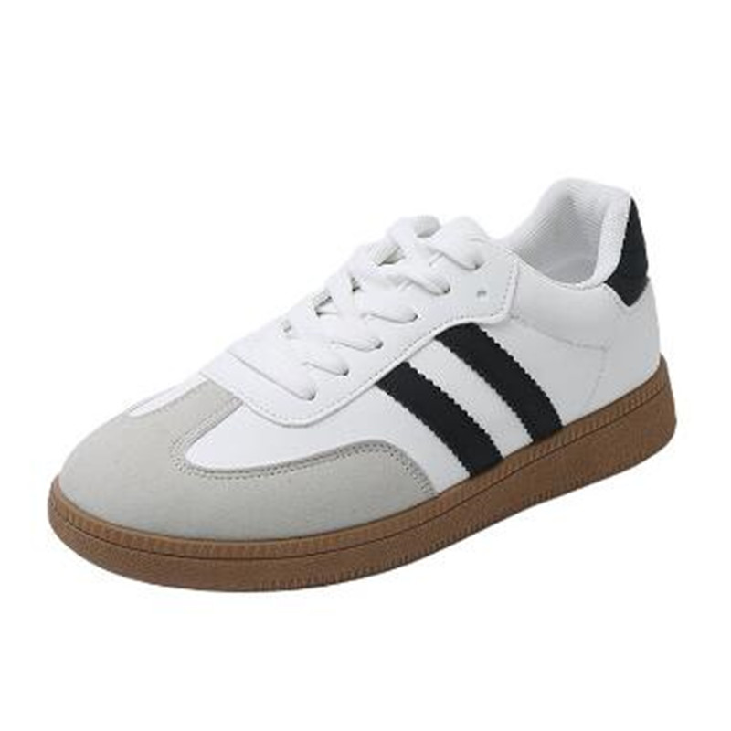Nowe Retro Okrągłe Skórzane Bu – Women Shoes Sneakers recenzja i cena
