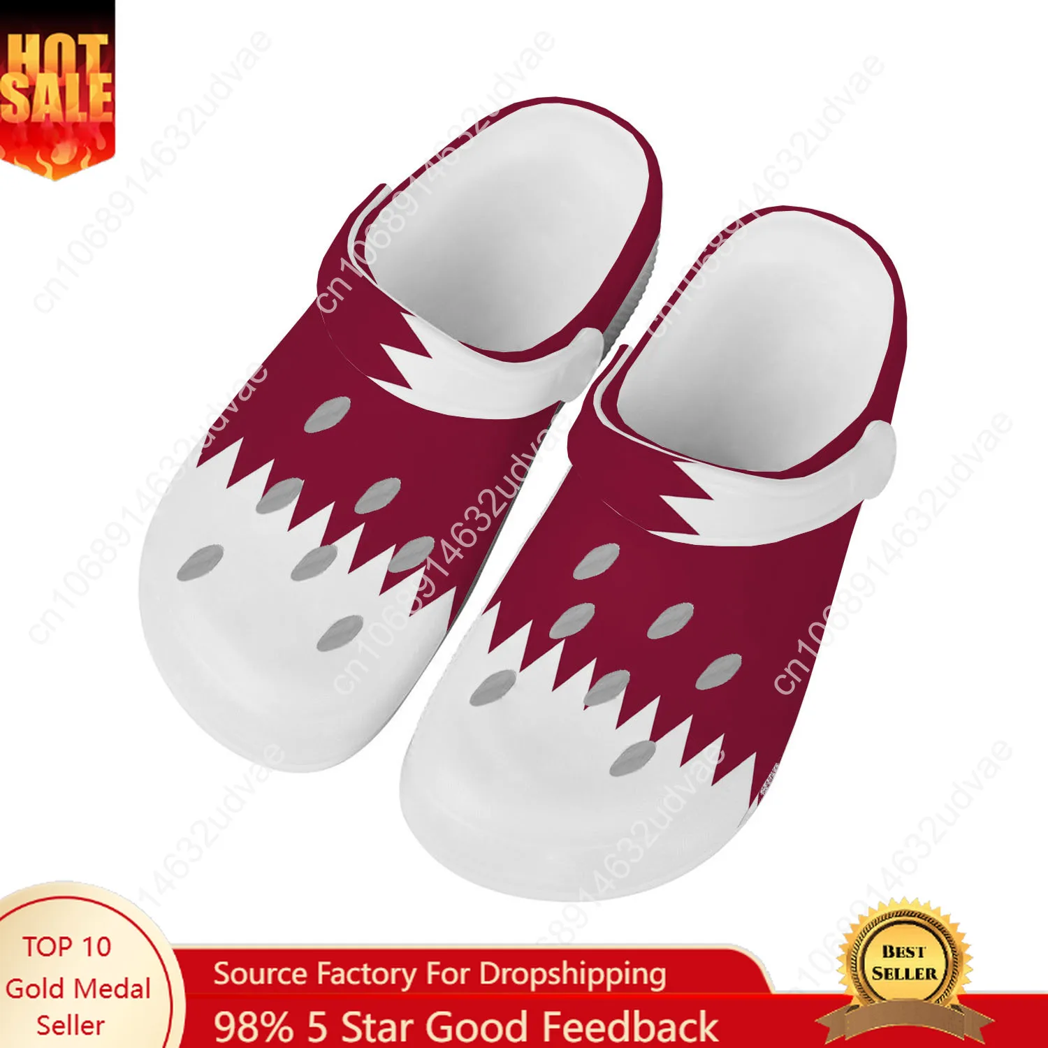 Klapki wodne z flagą Kataru mę – Women Shoes Qatar recenzja i cena