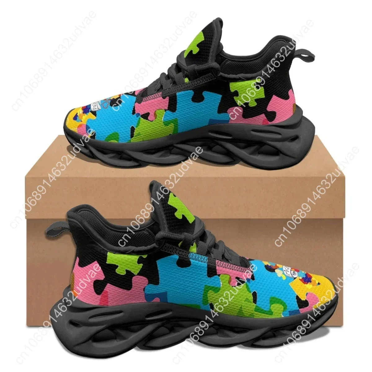 Buty sportowe z motywem autyzm – Women Shoes Sneakers recenzja i cena