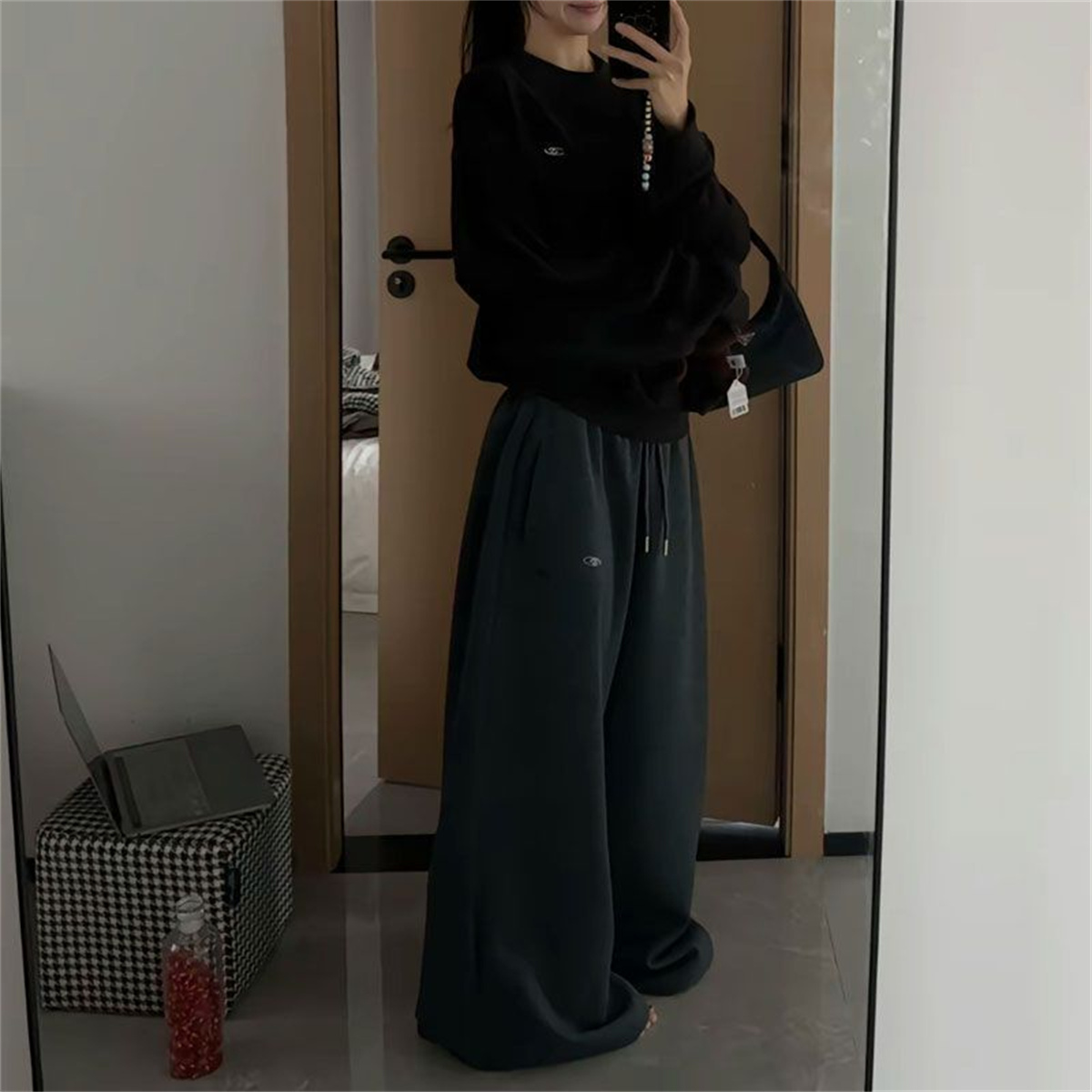Damskie czarne spodnie dresowe – Women Shoes Joggers recenzja i cena