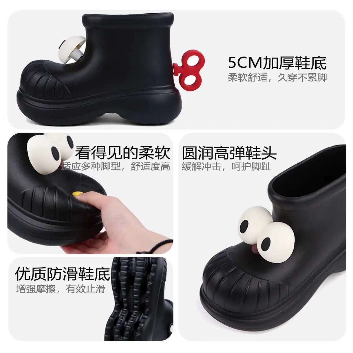 Damskie buty przeciwdeszczowe  – Women'S Shoes Big Feet recenzja i cena