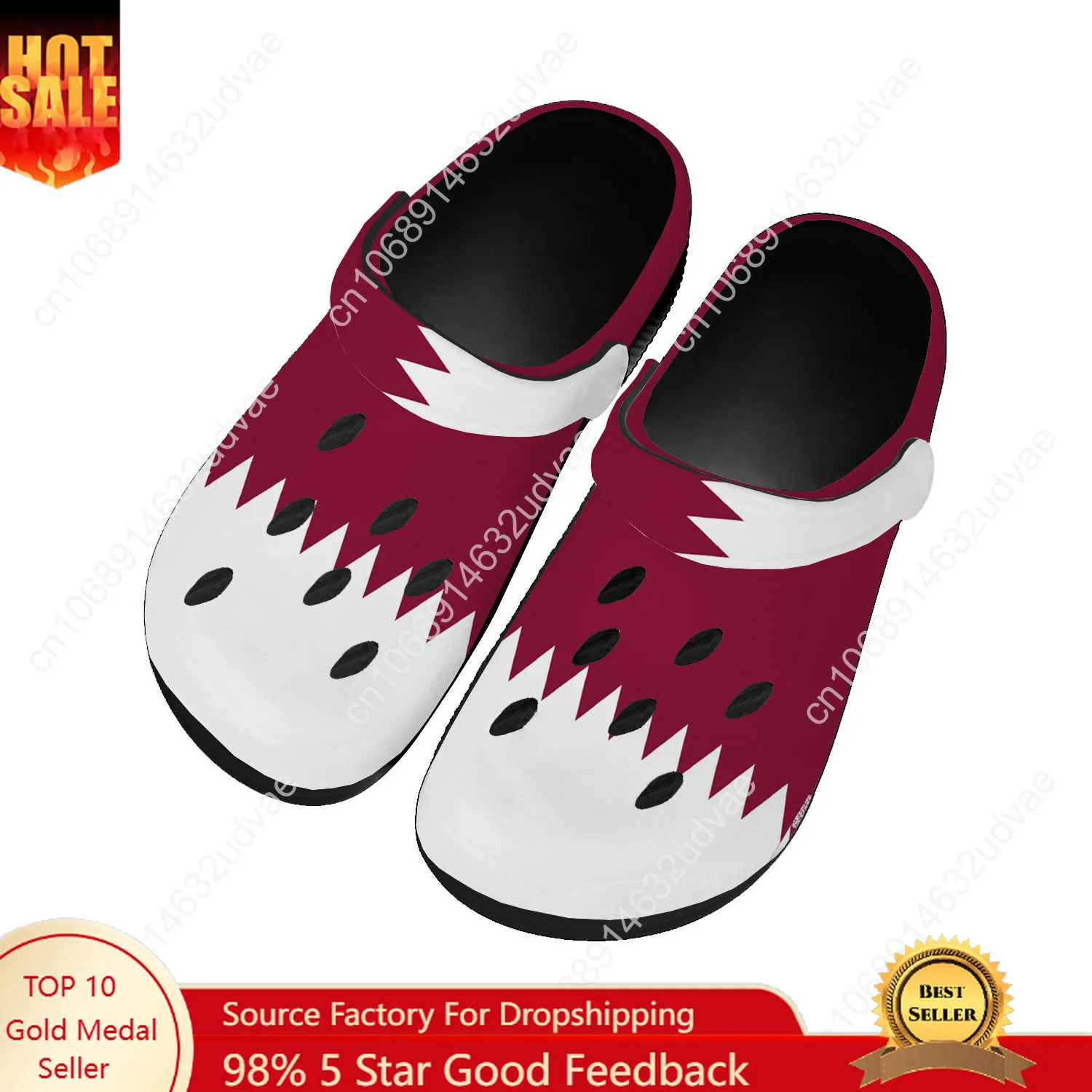 Klapki wodne z flagą Kataru mę – Women Shoes Qatar recenzja i cena